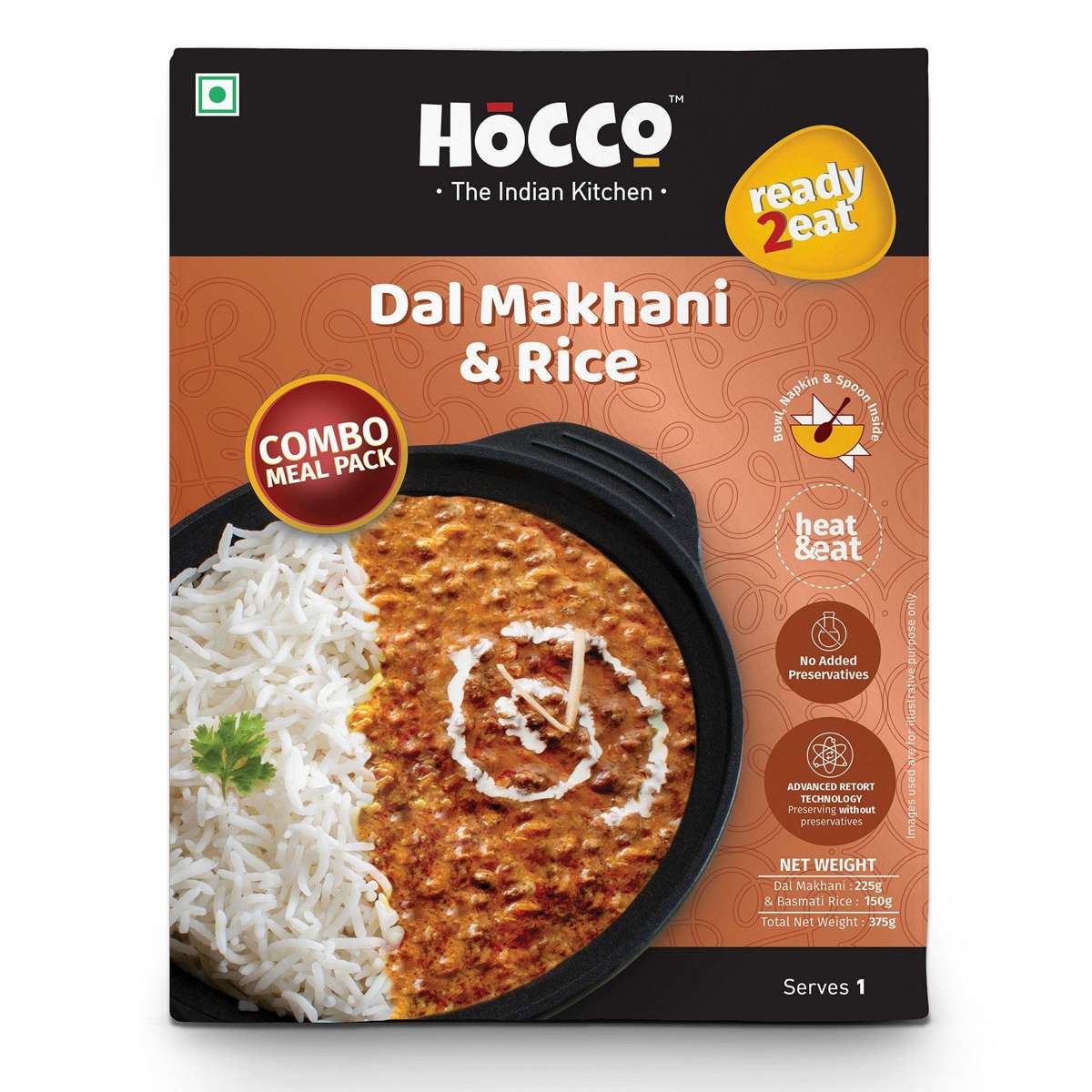 Hocco Dal Makhani Rice Combo