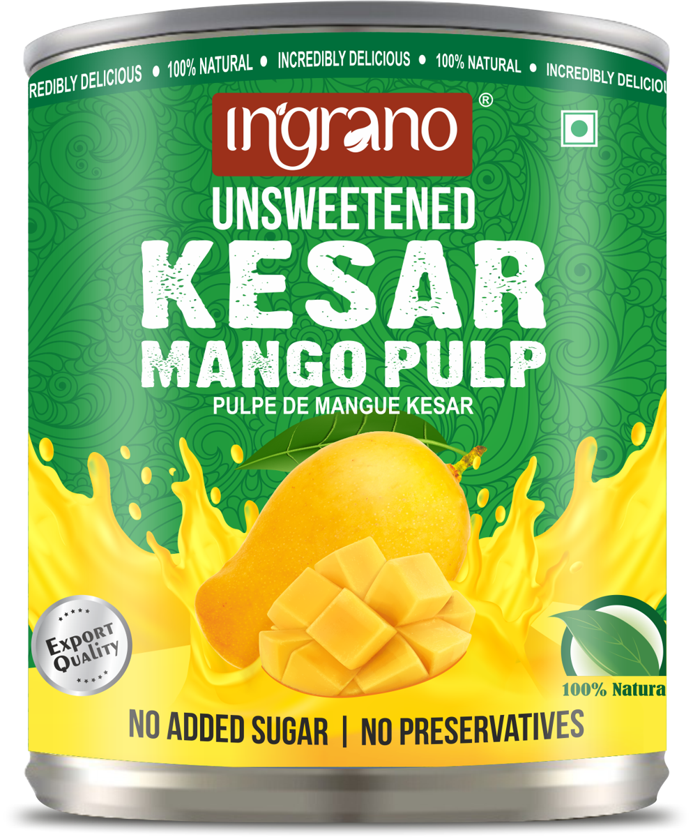 Unsweetened Kesar Mango Pulp