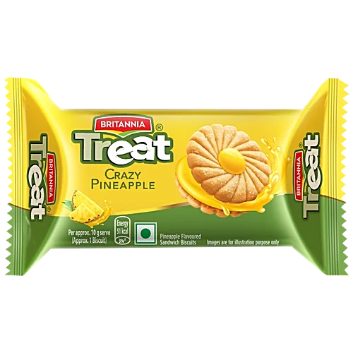 BR Pineapple Cream Treat Biscuit