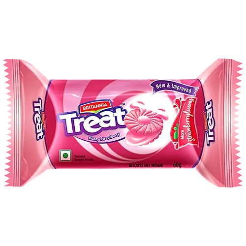 BR Strawberry Cream Treat Biscuit