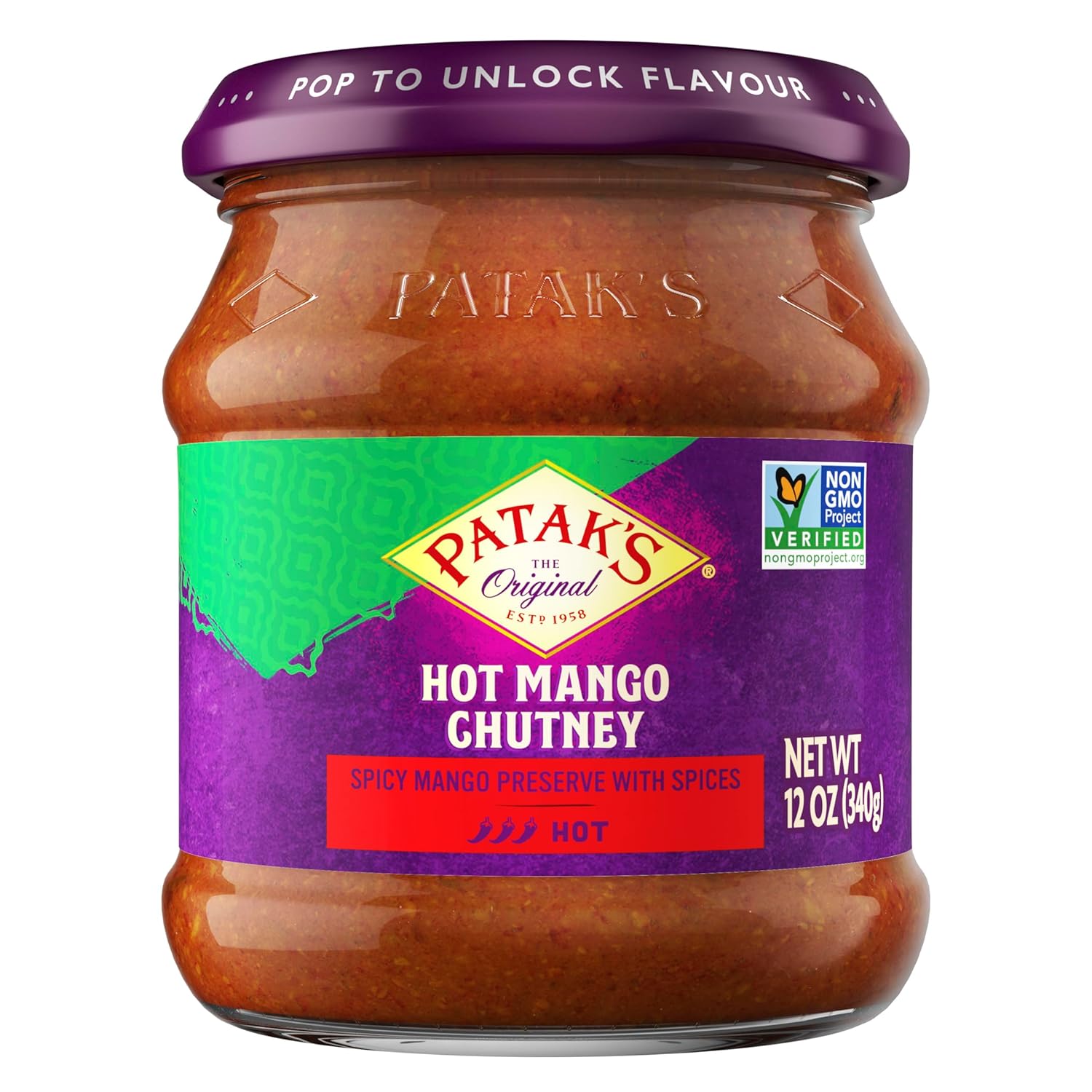 Pataks Hot Mango Chutney