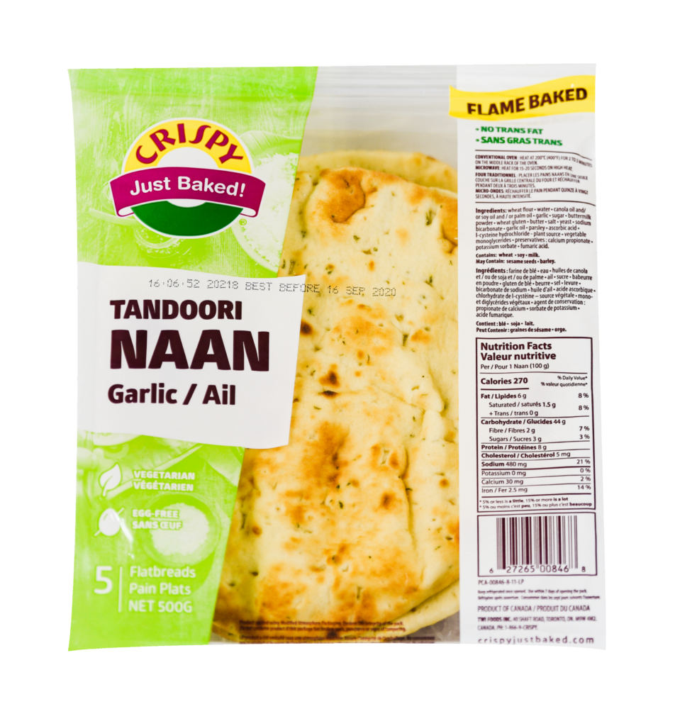 FR Crispy Tandoori Naan Garlic