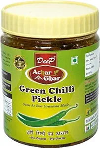 Deep Green Chilli Achaar