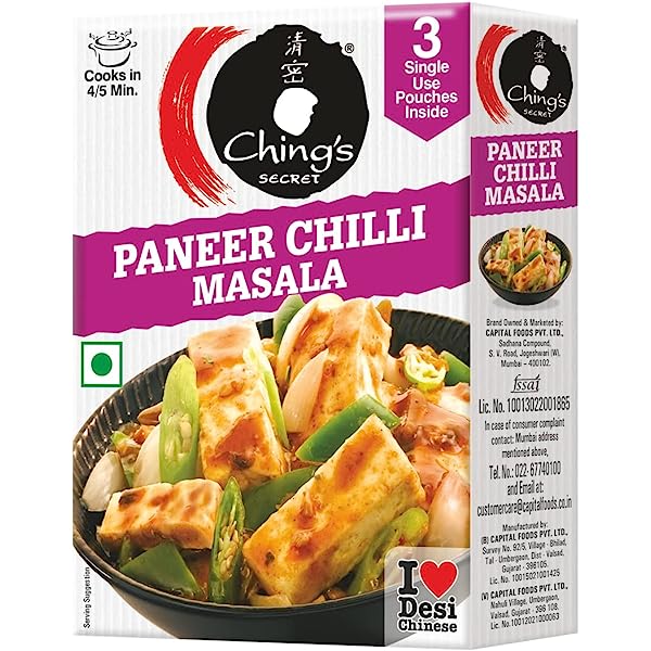 Chings Chilly Paneer Masala