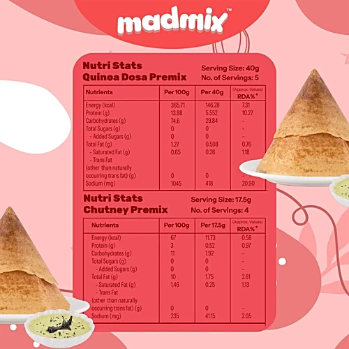 Madmix Instant Dosa Premix - Quinoa