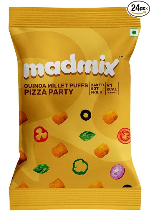 Madmix Puffs - Quinoa Millet Pizza Party