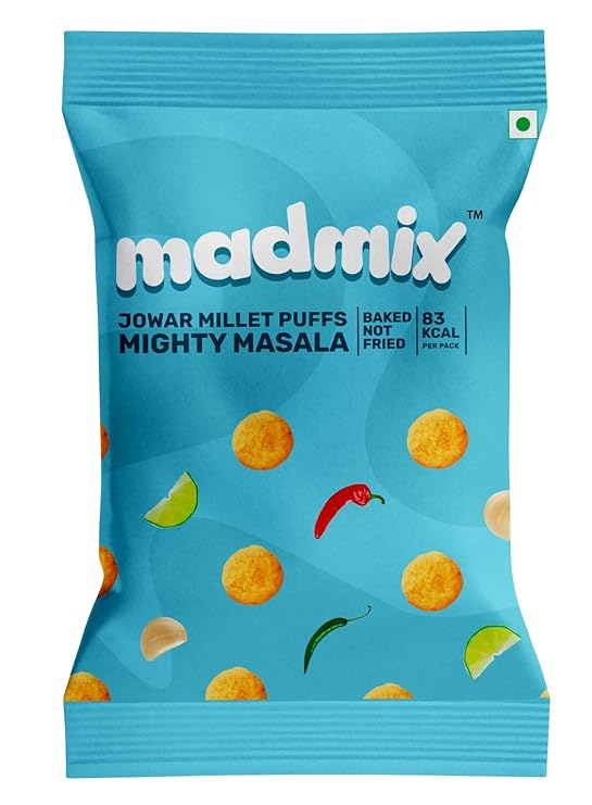 Madmix Puffs - Sorghum Millet Mighty Masala