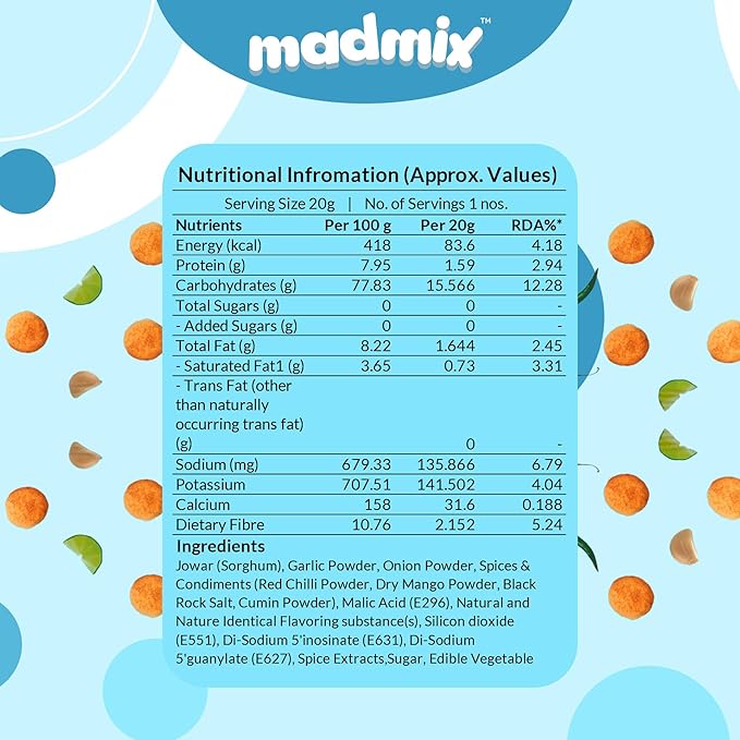 Madmix Puffs - Sorghum Millet Mighty Masala