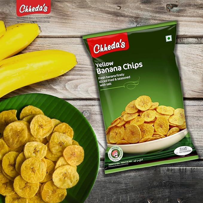 Chedda Banana Chips Yellow