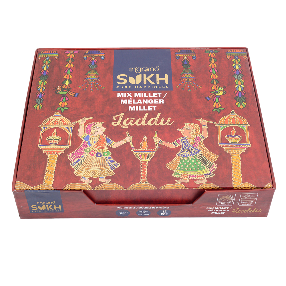 Sukh Mix Millet Laddu 12pcs