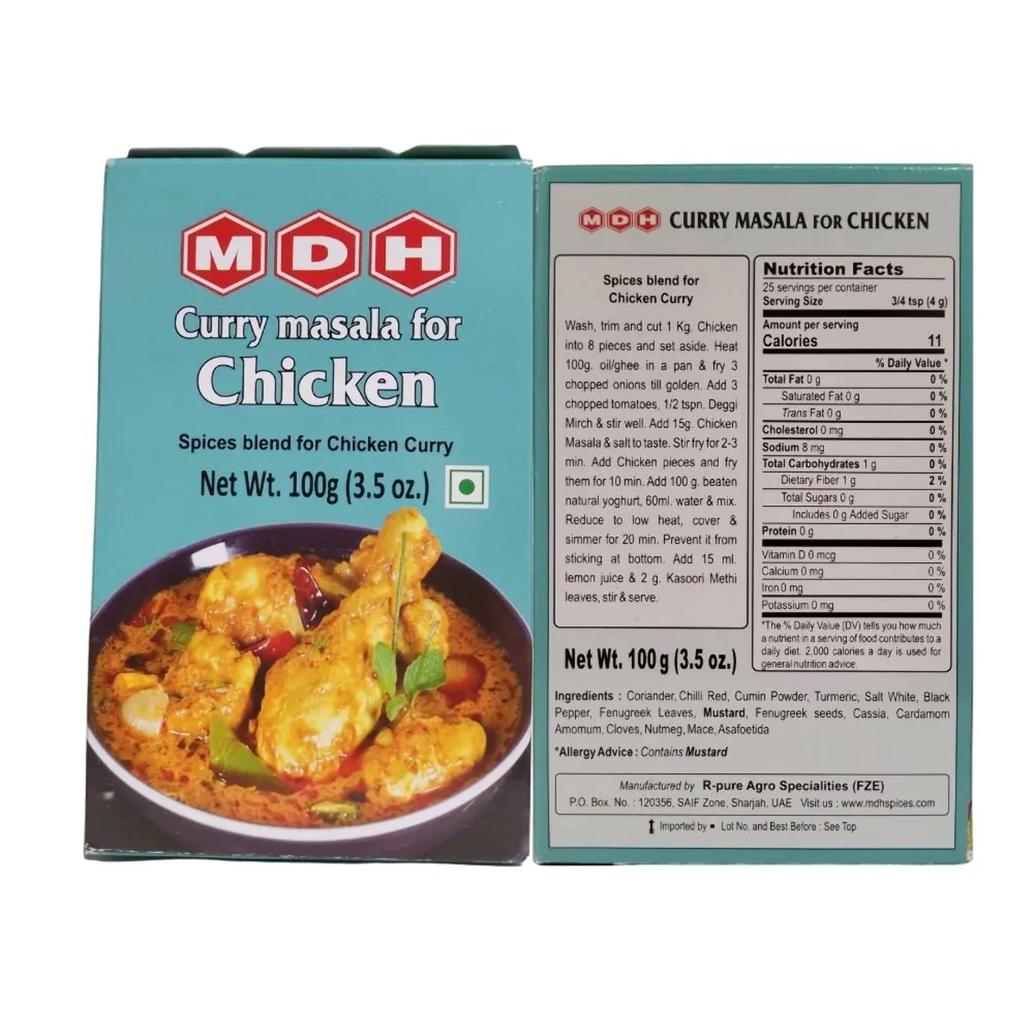 Mdh Curry Masala For Chicken