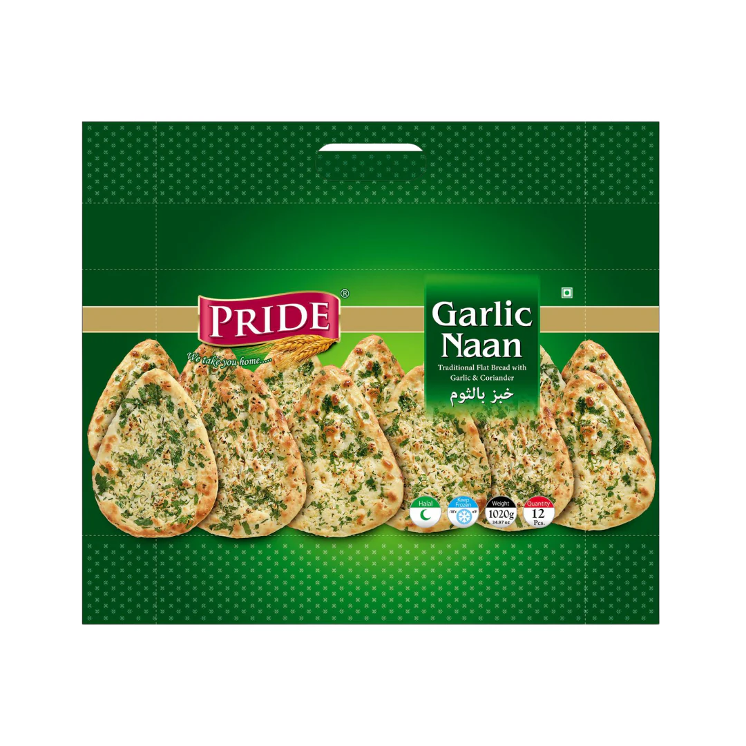 Pride Garlic Naan Family Pack