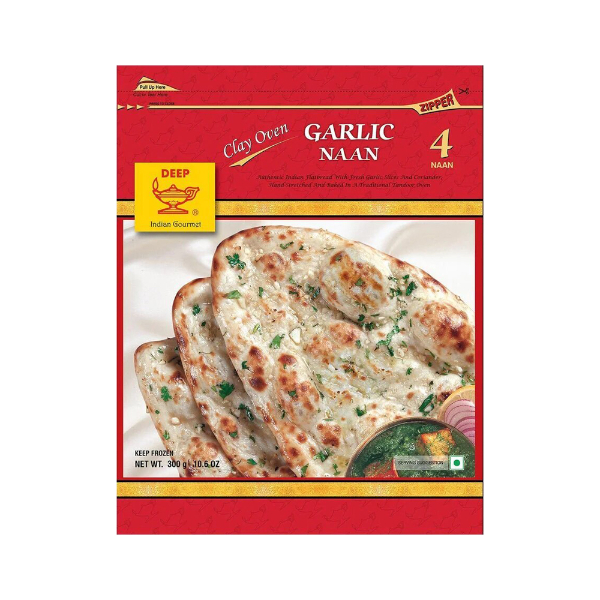 Deep Garlic Naan