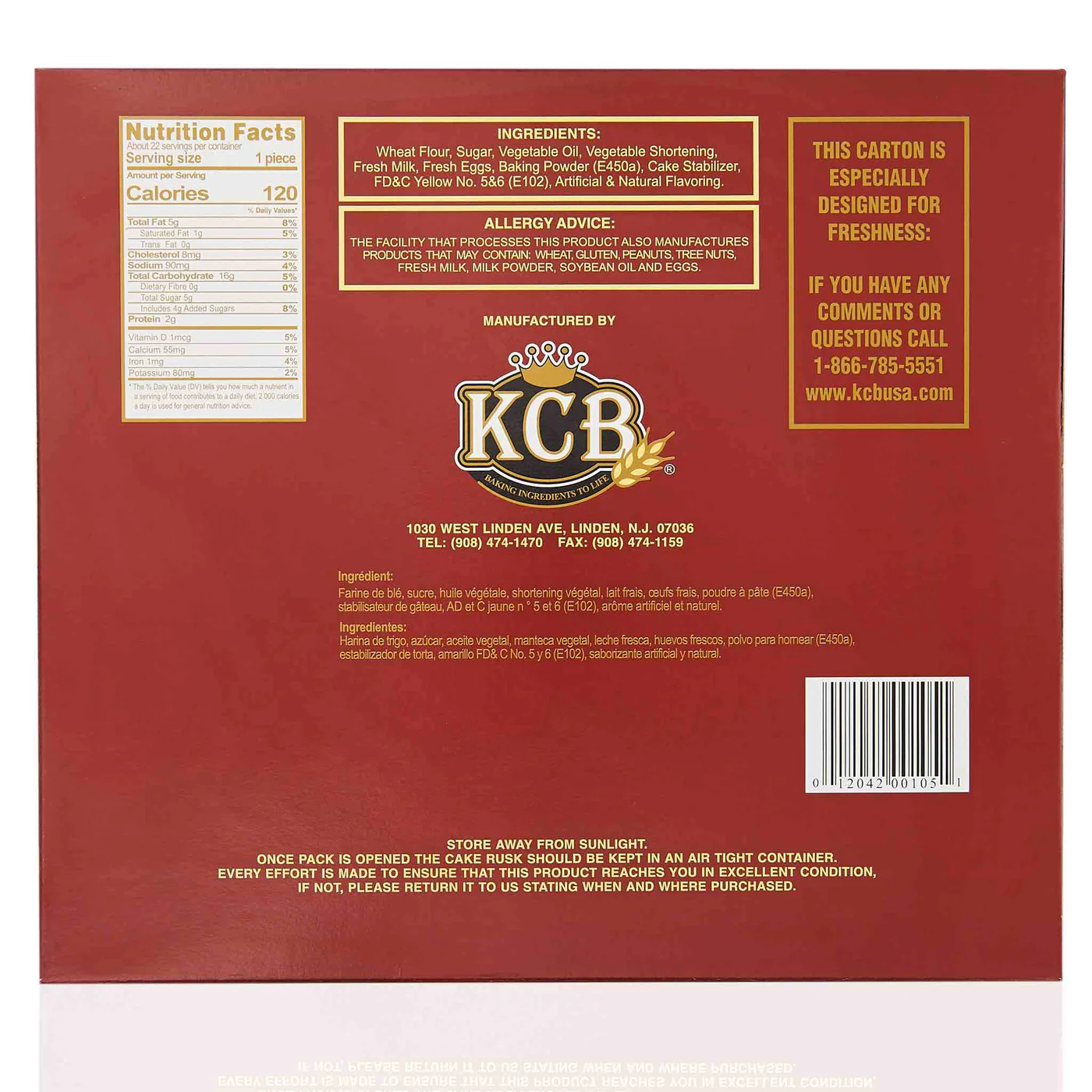 Kcb Cake Rusk