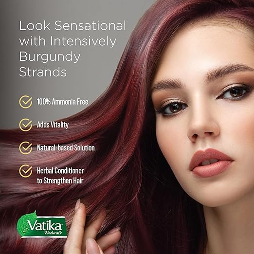 Vatika Henna Color Burgundy