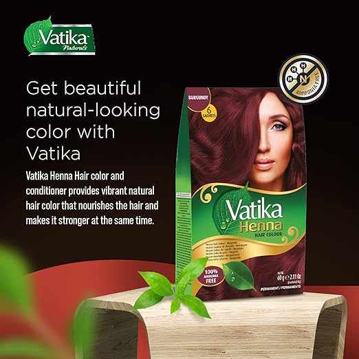 Vatika Henna Color Burgundy