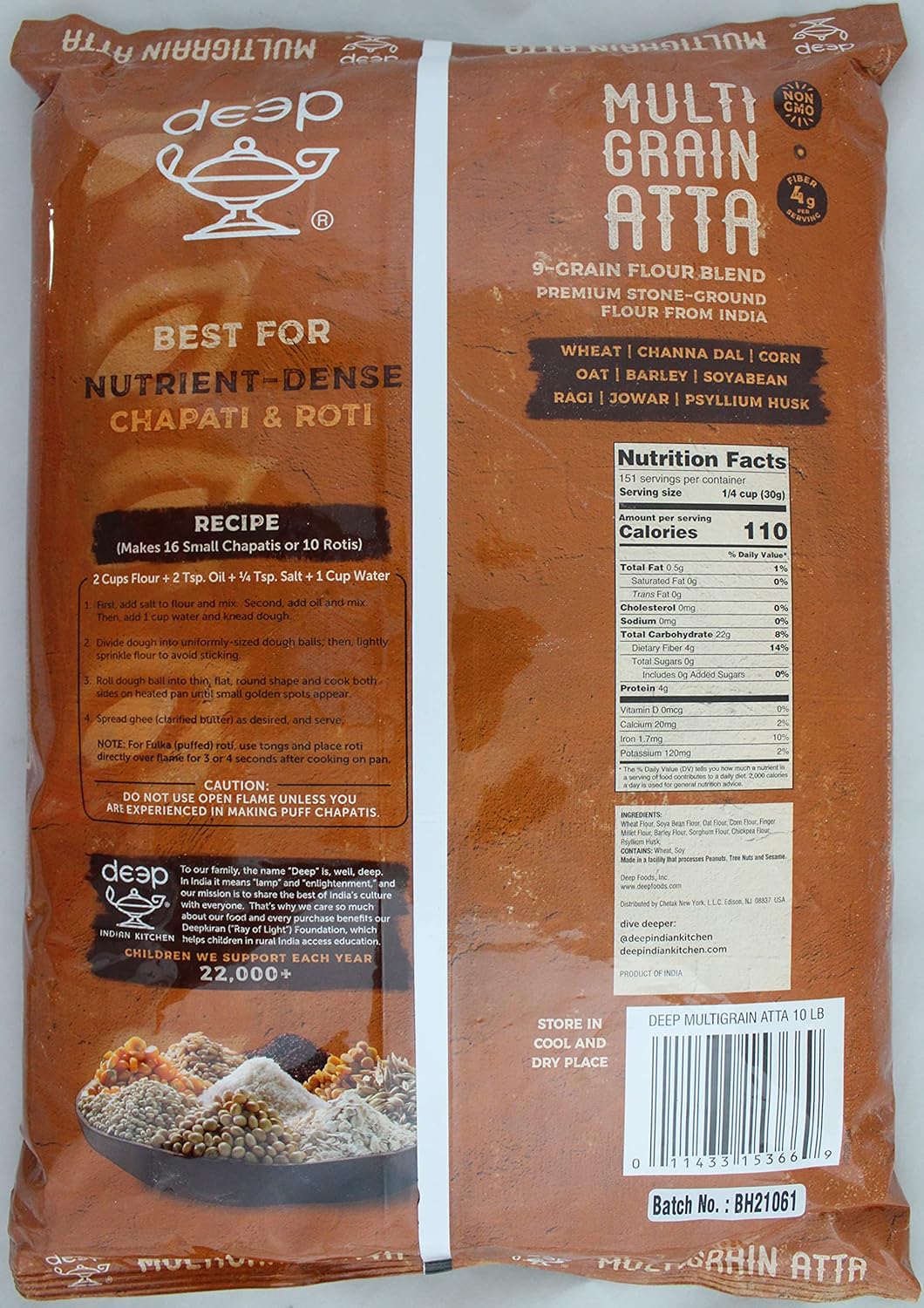 Deep Multigrain Atta