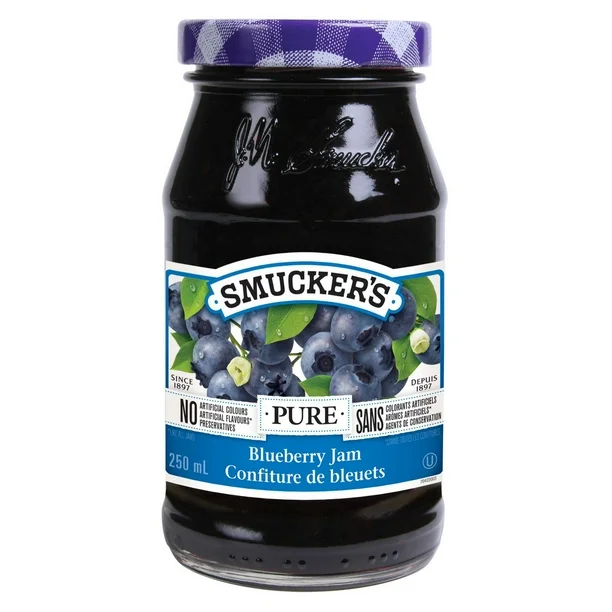 Smuckers Blueberry Jam 250 Ml