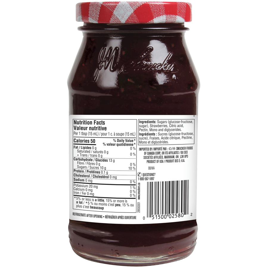 Smuckers  Strawberry Jam 250ml