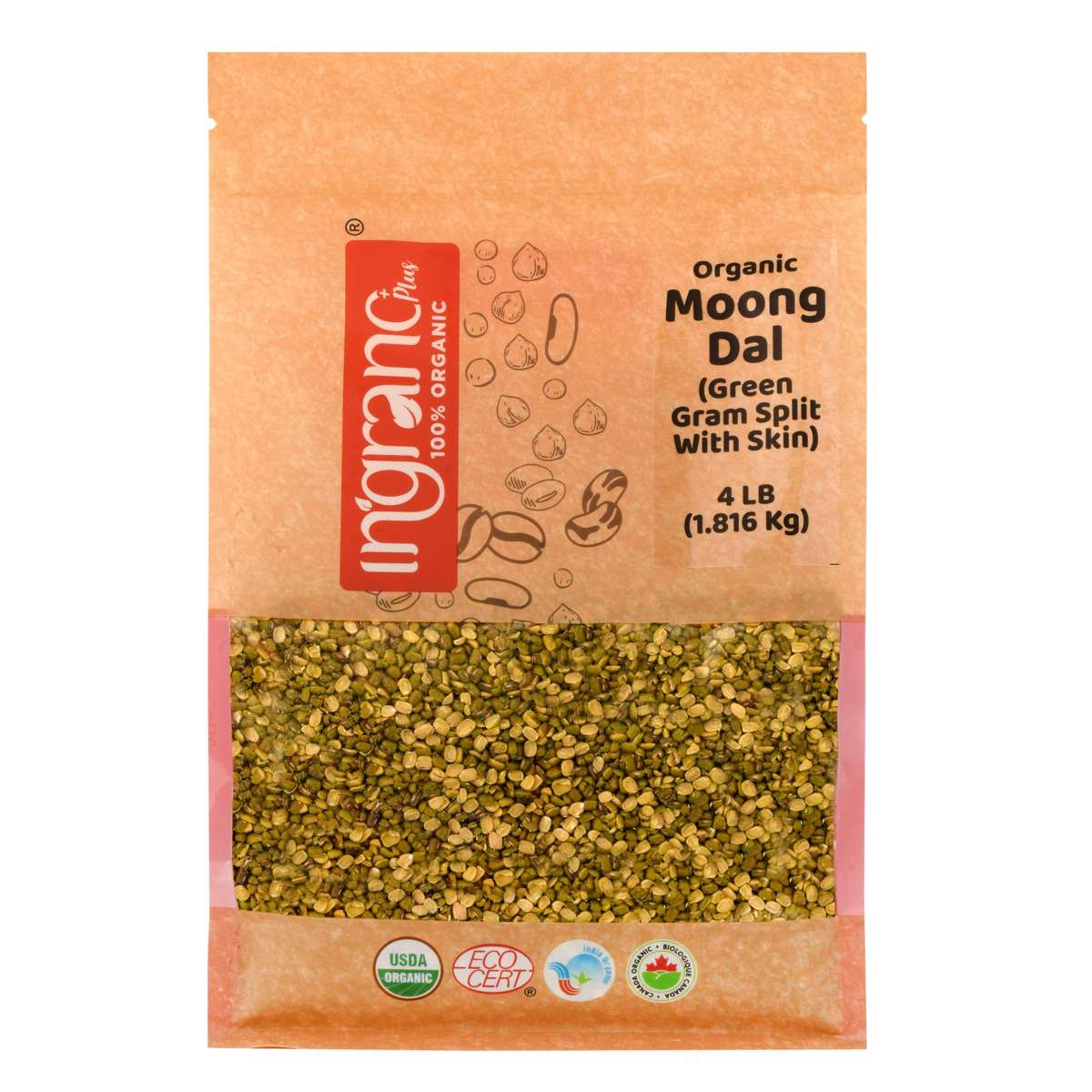 Organic Moong Dal Chilka