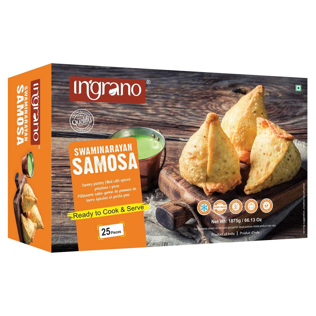 Swaminarayan Samosa (No Onion, No Garlic)